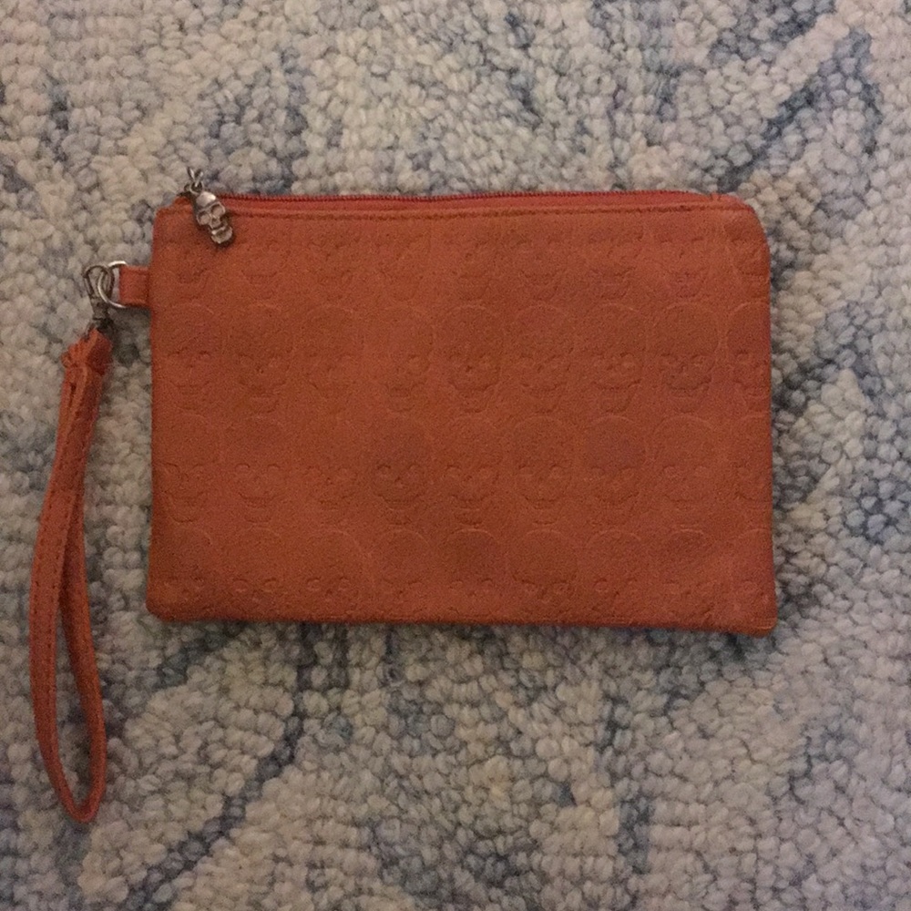 Burnt Orange Skull Wristlist